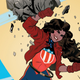 Image: America #1 interior art by Joe Quinones, Joe and Paolo Rivera, and José Villarrubia.